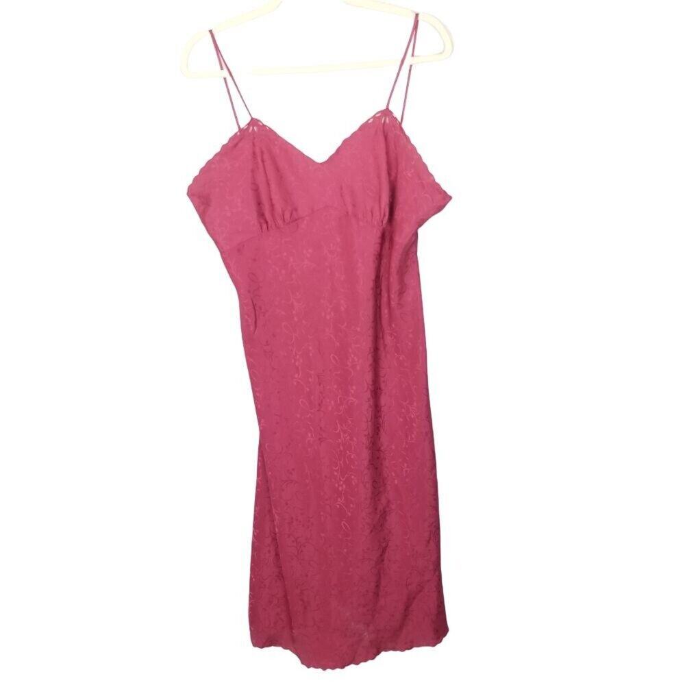 Vintage Eve Stillman Womens Floral Lace Trim Nightgown Size M Sleepwear Babydoll